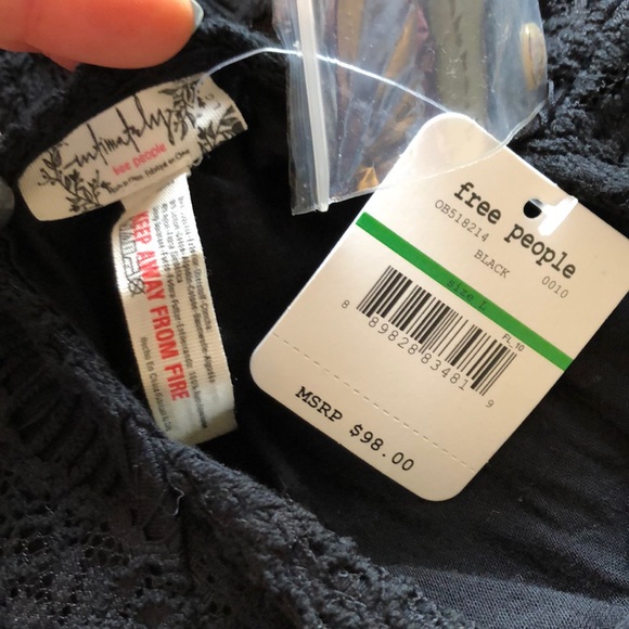 Free People Lace Black Dress - Picture 6 of 6